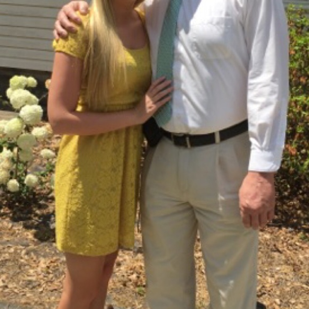 Yellow lace Sundress